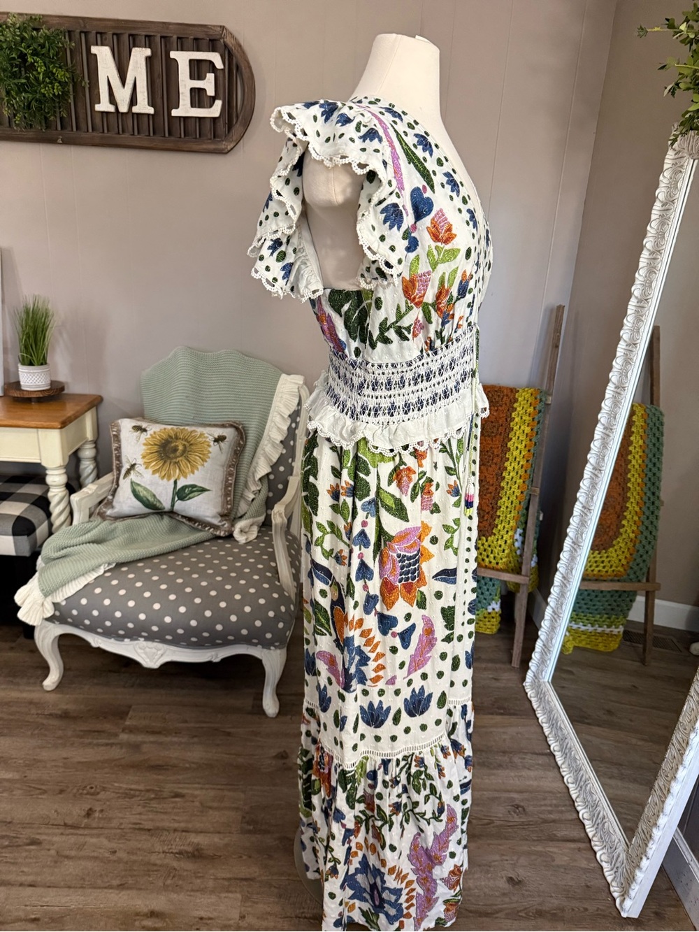 Farm Rio • Summer Garden Maxi Dress - Picture 12 of 16